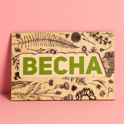 Цена за 3 шт. Почтовая карточка деревянная «Весна», 10 х 15 см