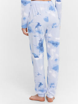 Пижама женская голубая с принтом и надписью Сладких снов голубая варка 592510 - Mark formelle фото 6