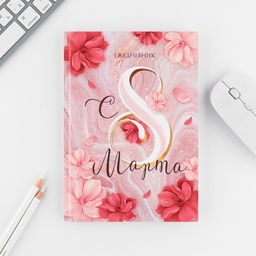 Набор «8 марта: Самой прекрасной»: ежедневник 80 листов и ручка