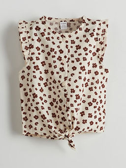 ?i?ekli K?z ?ocuk G?mlek ve Pantolon 2li