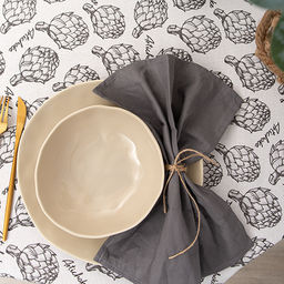 Скатерть 145х220, рогожка, 100 % хлопок, Артишоки ВБ 145х220 - Традиция фото 12