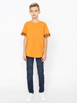 CRB wear/CWJB 63335-29-340 Футболка для мальчика,оранжевый/Ex.Cherubino