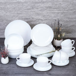 Столовый набор 30 предметов ЕВРО / 30/LGW67595 /WHITE /уп 2/ - Галеонтрейд фото 2