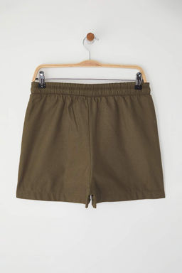 Trendyolmilla Haki %100 Pamuk Gabardin City Boy Bagc?kl? Sort & Bermuda TWOSS25SR00212  фото 3