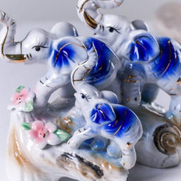 Статуэтка Семья слонов 14*15 см / W316 /уп 36/ - Галеонтрейд фото 5