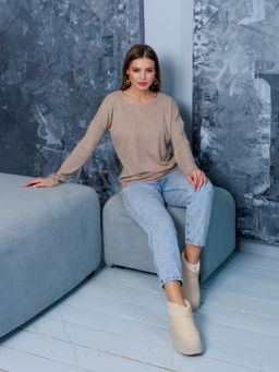 06-852 Джемпер - Вишня фото 6