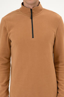 Erkek Kahverengi Basic Sweatshirt Sepette S_rpriz _ndirim - U.s. polo assn фото 6