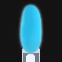 Гель лак для ногтей GLOW IN THE DARK, 3-х фазный, 8 мл, LED/UV, люминесцентный, цвет лазурный (21) - Queen fair фото 12