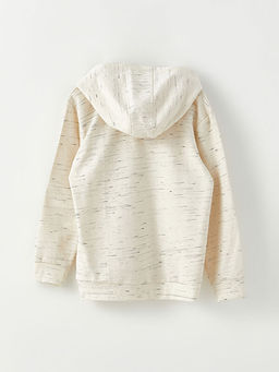 Kap??onlu Bask?l? Uzun Kollu Erkek ?ocuk Sweatshirt - Waikiki фото 2