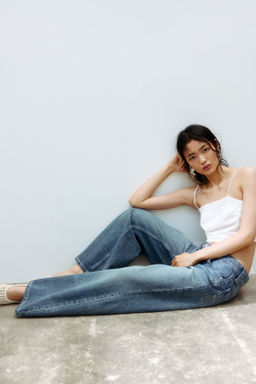Baggy Wide Low Waist Jeans - H&m фото 7