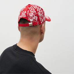Кепка MINAKU с надписями, красный, размер 58