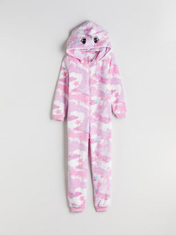 Kap??onlu Pel?? K?z ?ocuk Uyku Tulumu