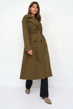 Тренч двубортный