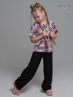 Костюм Лето коты лео-черный - Sovalina фото 21