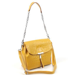 Женская кожаная сумка через плечо под крокодила 0112-11 - Cidirro фото 2