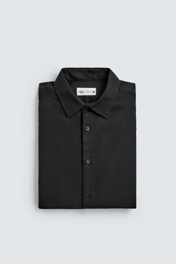 Рубашка CAMISA ESTRUCTURA EASY CARE черная