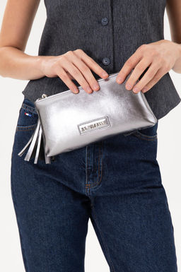 Женская серая блестящая сумочка Неожиданная скидка в корзине - U.s. polo assn фото 2