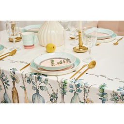 Скатерть Этель Flower mood 146х180см, 100% хл, репс 210 г/м2  фото 9