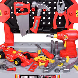 Набор инструментов "Механик" ( цвет красный) в коробке