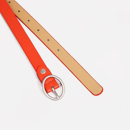 Ремень женский, ширина 2 см, винт, пряжка металл, цвет красный - Simaland фото 2