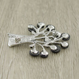 Брошь Дерево-3 перламутр гелиотис - Agat77 фото 3