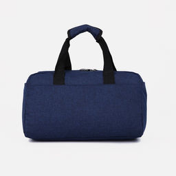 Сумка спортивная на молнии, 3 наружных кармана, длинный ремень, цвет синий - Simaland фото 3