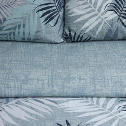 Постельное бельё Этель дуэт Areca palm, 143х215см-2шт, 220х240см, 50х70см-2шт, поплин, 125 г/м2  фото 2