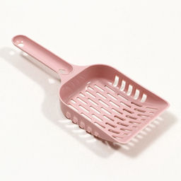 Лоток для кошек совок+ сетка 50.5×39×23 см, розовый