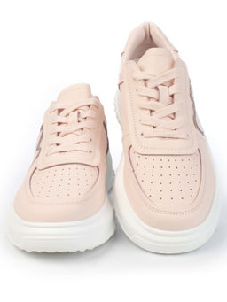 05-P11-2 LT. PINK Кроссовки женские (натуральная кожа) - Фабричный китай фото 9