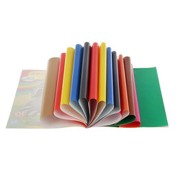 Бумага цветная А4, 18 листов, 10 цветов Крошка Енот, волшебная (золото + серебро), газетная, на скобе - Calligrata фото 2