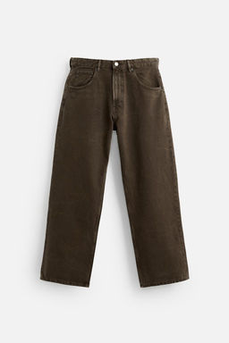 FADED BAGGY-FIT JEANS - Zara фото 7