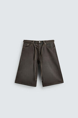JORTS DENIM  CINTUR?N / Marr?n - Zara фото 7