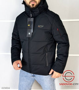 Куртка зимняя мужская с наполнителем холлофайбер - Bruno фото 2