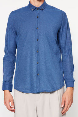TRENDYOL MAN Yesil Slim Fit Dugmeli Yaka K?sl?k Gomlek TMNAW20GO0094 - Trendyolmilla фото 5