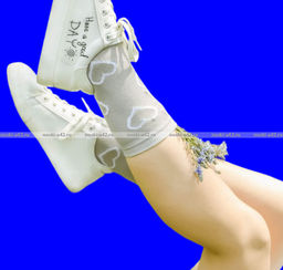 Цена за 10 пар. ЮстаТекс носки женские высокие 2с59 хлопок с лайкрой