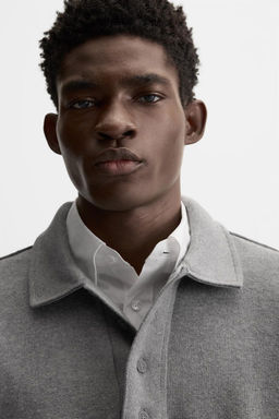 IRREGULAR STITCH KNIT POLO SHIRT - Zara фото 5