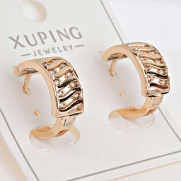 XUPING Серьги с замком кольцо арт. 18 1007 (id 278339)