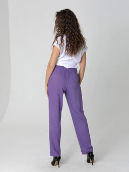 25247 Брюки сиреневый - Dizzyway фото 3