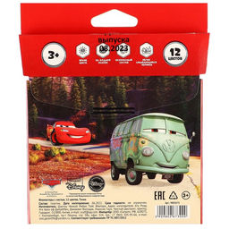 Фломастеры с кистью, 12 цветов, Тачки - Disney фото 12