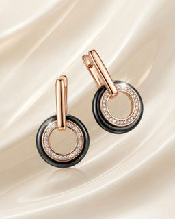 Серьги с керамикой