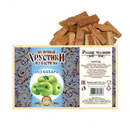 Яблочные Хрустики из пастилы (без сахара) 250г