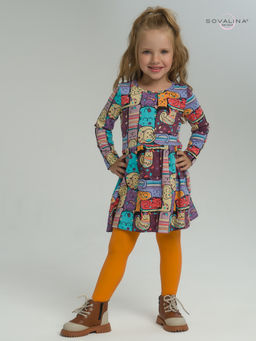 Платье Эля коты в горошек - Sovalina фото 26