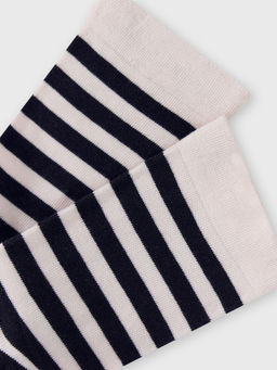 Цена за 5 пар! Носки детские розовые с рисунком в виде полосок - Mark formelle фото 4