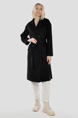 Пальто женское демисезонное (пояс) - El podio фото 11