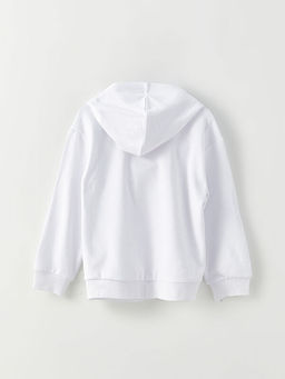 Kap??onlu Mickey Mouse Bask?l? Uzun Kollu K?z ?ocuk Sweatshirt - Waikiki фото 2