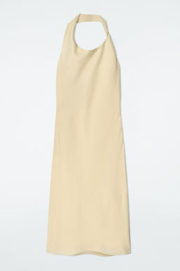 VESTIDO CON CUELLO HALTER EN MEZCLA DE LINO - H&m фото 2