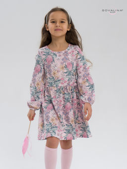 Платье Моана сирень на розовом - Sovalina фото 17