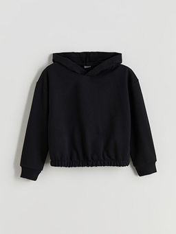 Kap??onlu K?z ?ocuk Sweatshirt