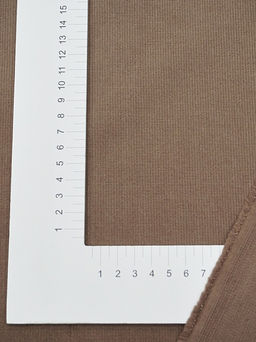 Микровельвет с эластаном цв.Шоколадно-коричневый, ш.1.45м, хлопок-70%, эластан-30%, 270гр/м.кв - Купава фото 3
