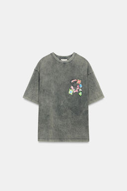 CAMISETA LAVADA HENRI MATISSE / Gris - Zara фото 4